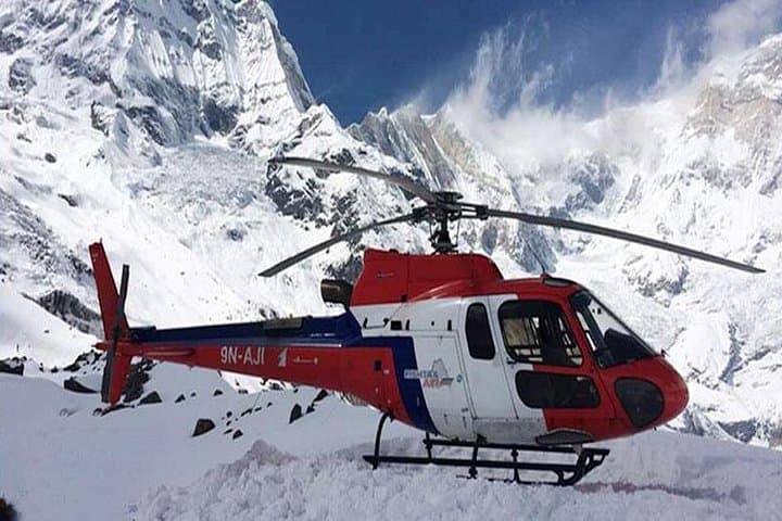 Heli landed