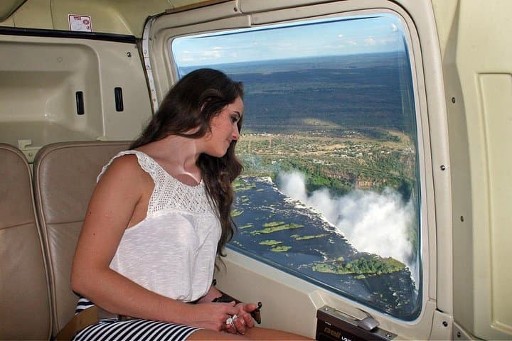 Helicopter Flight - View of the Victoria Falls