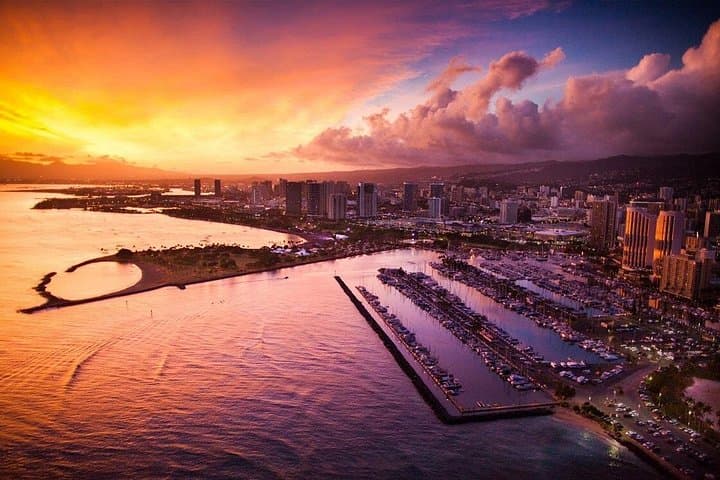 Waikiki Sunset - 50 Min Helicopter Tour - Doors Off or On