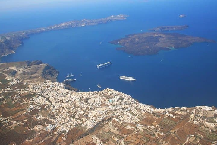 Santorini Helicopter Flight