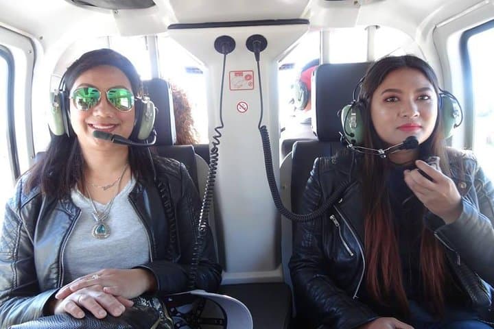 Helicopter Flight of Angels above the Falls( window view)