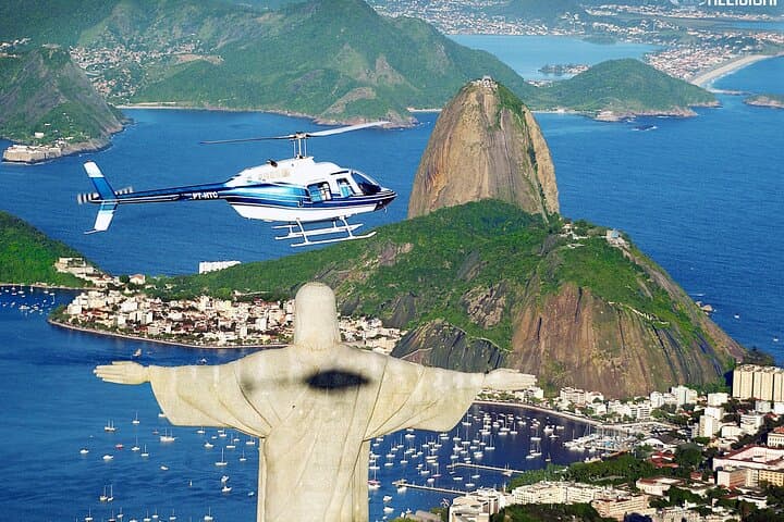 Helicopter Flight over Rio de Janeiro from 7 to 16 minutes
