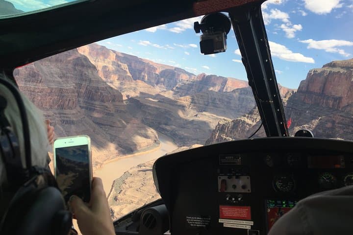 180 degree views of the Grand Canyon and Colorado River