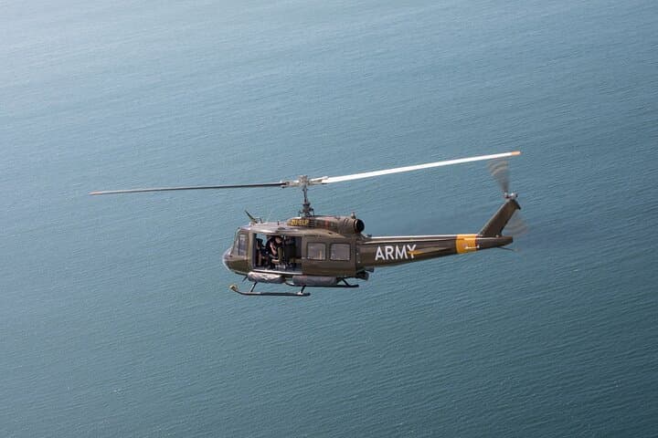 Huey Army Helicopter Adventure Flight in Cape Town
