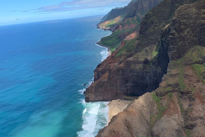 The famous beaches of the Napali Coast