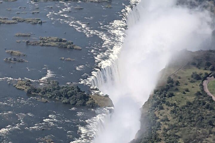 Helicopter Flight of Angels above the Falls( window view)