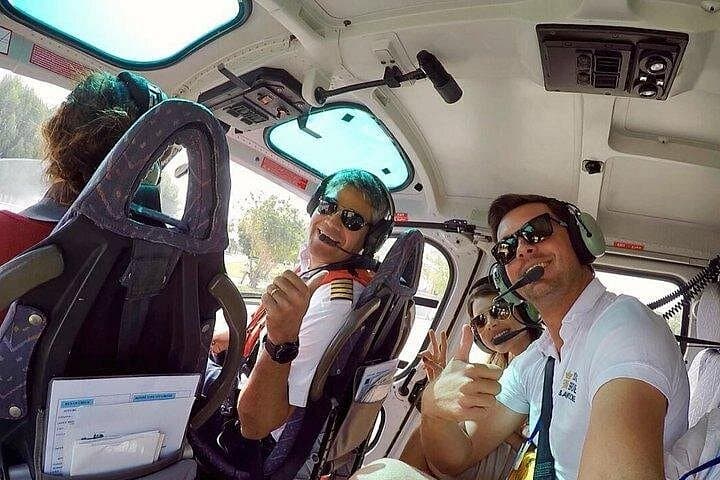 12 minute Helicopter Tour of Dubai with Private Two Way Transfer