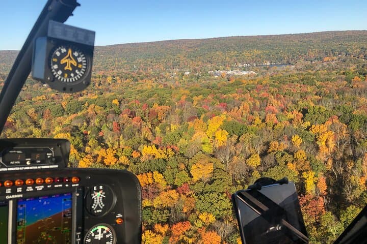 Private Hudson Valley Fall Foliage Helicopter Charter from Manhattan