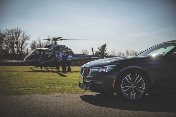 Twin engine helicopter