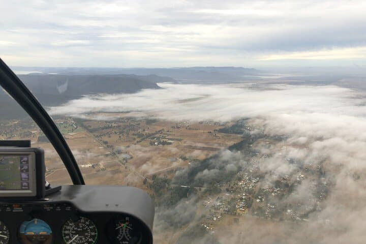 Hunter Valley Broken Back Range Helicopter Flight from Cessnock