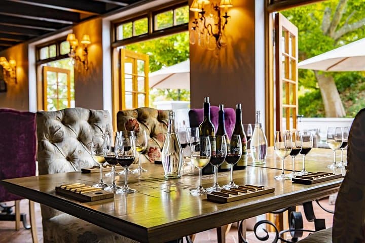 Lanzerac chocolate and wine tasting