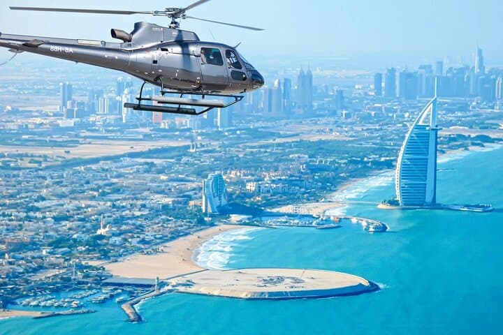 Dubai Helicopter 12-Minute Scenic Flight with Transfer Option