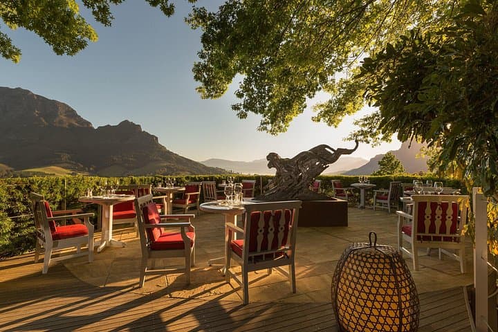 Delaire Graff Wine Estate wine tasting