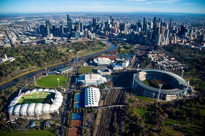 Melbourne City Scenic Helicopter Ride over Melbourne Cricket Ground (MCG)