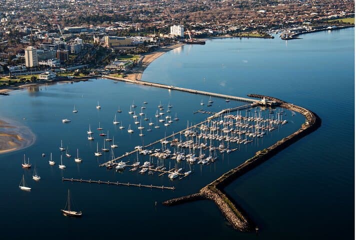Helicopter Ride over Melbourne CBD, Beaches & Coast.
