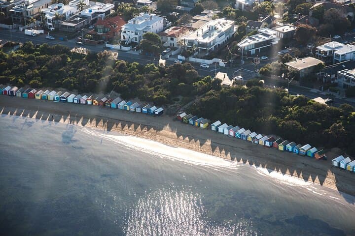 Helicopter Ride over Melbourne CBD, Beaches & Coast.