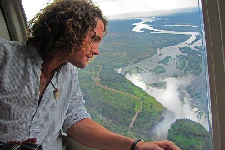 25 minutes scenic helicopter flight above Victoria Falls-Zimbabwe