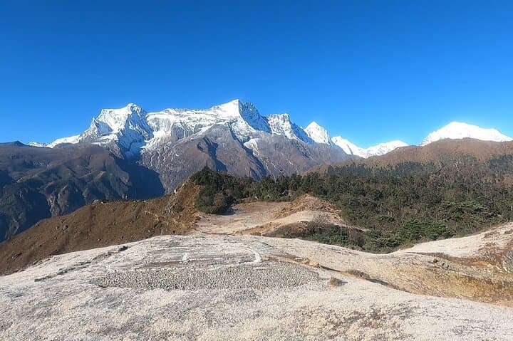 View of Kongde-Ri from Helipad of Everest View Hotel