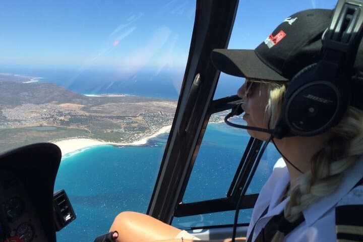 Private Helicopter Flight with Boat Tour Ticket from Cape Town