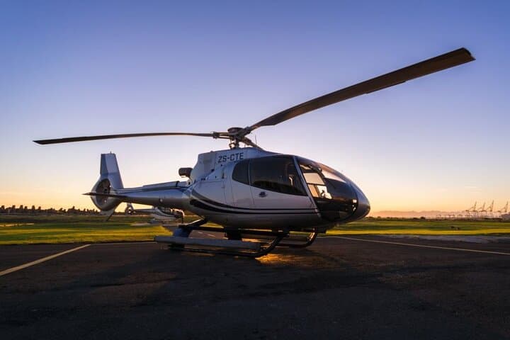 Private Helicopter Flight with Boat Tour Ticket from Cape Town