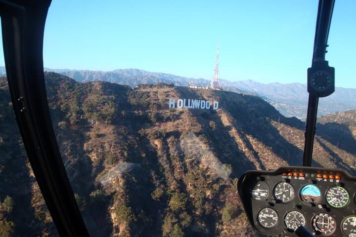 Hollywood heli tour