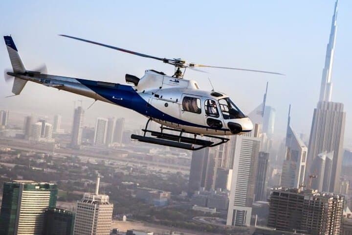 Helicopter Journey Over Palm Jumeirah, Burj Al Arab &Burj Khalifa