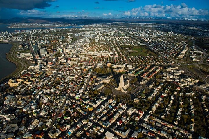 Downtown Reykjavik.