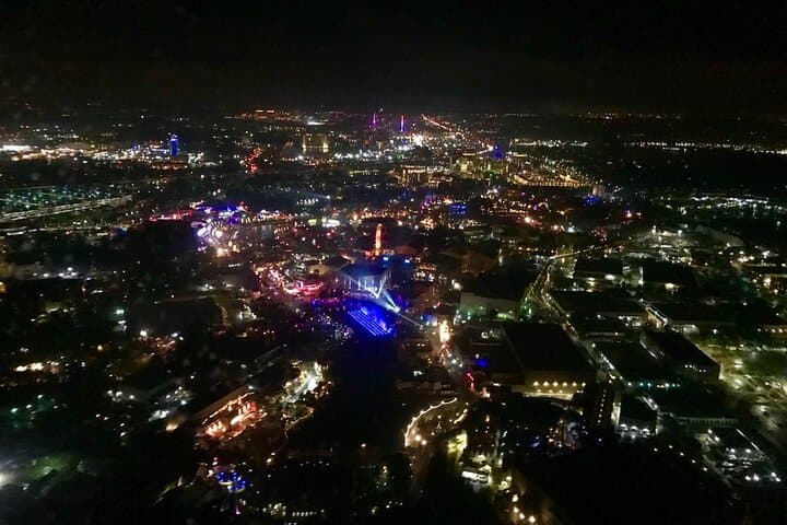 After-hours 23 Miles Private Helicopter Tour over Orlando Eye