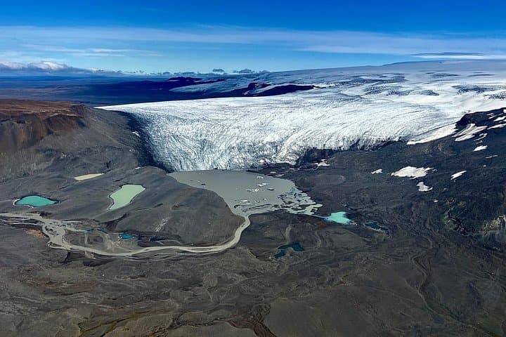 Fire and Ice Helicopter Tour Glacier and Hengill Geothermal Area