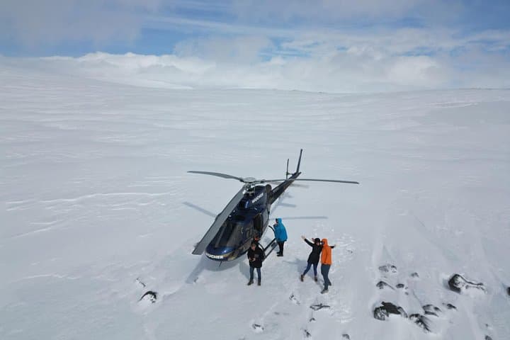 Fire and Ice Helicopter Tour Glacier and Hengill Geothermal Area