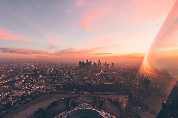 Downtown LA Lights: Your Private Sunset and Night Helicopter Tour