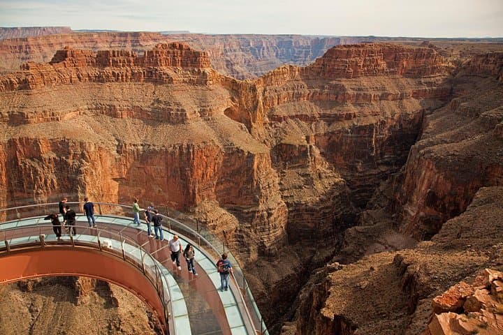 Grand Canyon West Helicopter Tour with VIP Skywalk and Boat Ride