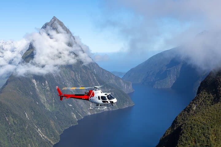 Milford Sound from above