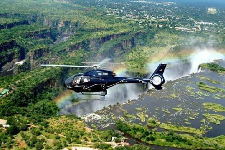 Combo Tour of Falls Zambia Zimbabwe side and Helicopter ride