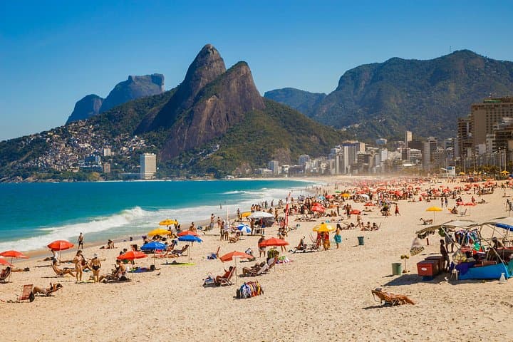 view of leblon beach