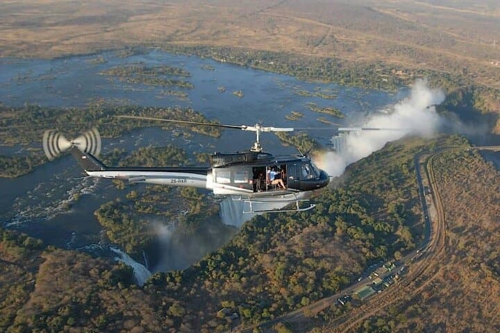 Combo Tour of Falls Zambia Zimbabwe side and Helicopter ride