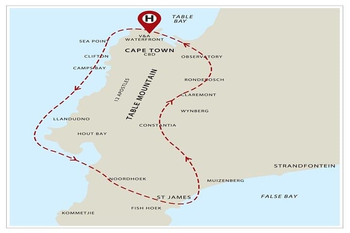 Cape Town: 25min Helicopter Flight with Complimentary Boat Cruise