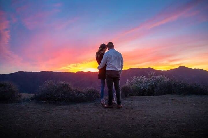 Romantic Malibu Mountaintop Landing Helicopter Tour from Burbank