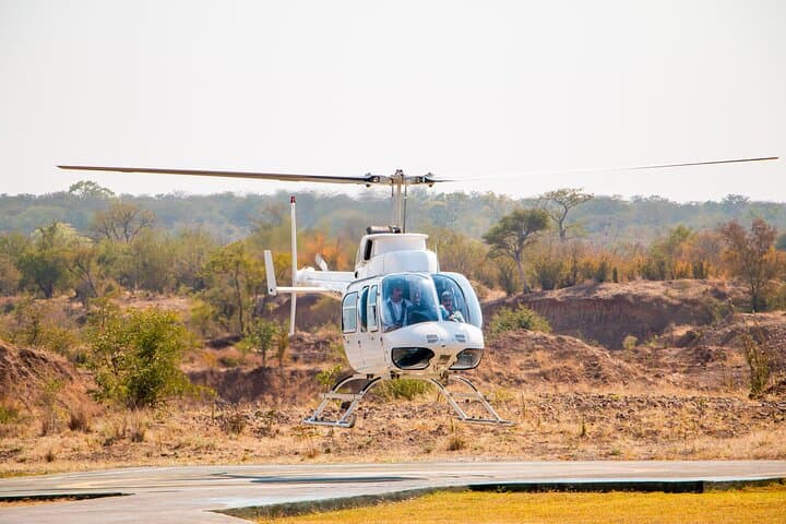 25 minutes scenic helicopter flight above Victoria Falls-Zimbabwe