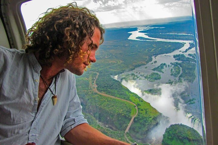 Helicopter Flight Over Victoria Falls