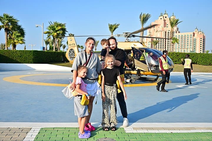 Dubai Helicopter Tour & Buffet Dinner @ Gastronomy Royal Atlantis