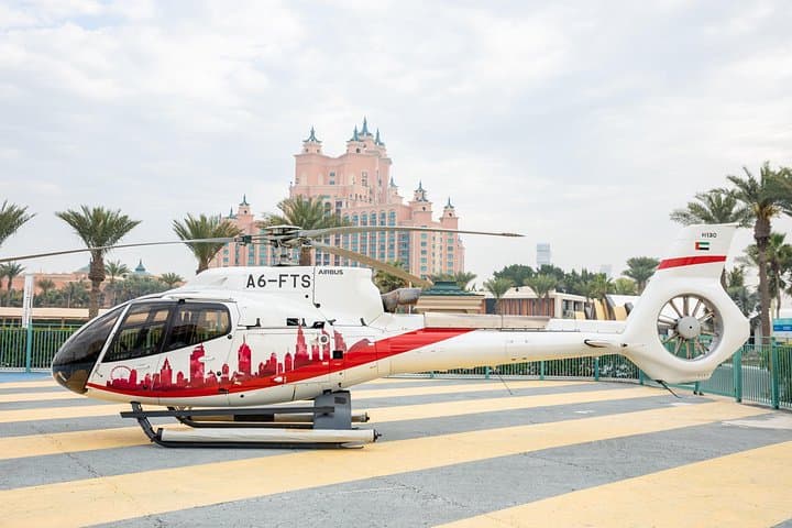 Dubai Helicopter Tour & Buffet Dinner @ Gastronomy Royal Atlantis