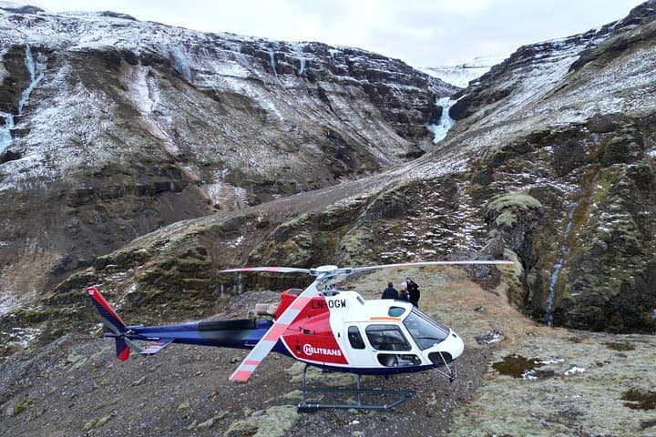Fire and Ice Helicopter Tour Glacier and Hengill Geothermal Area