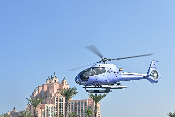 Private: Ultimate Dubai Helicopter Tour with Optional Transfers