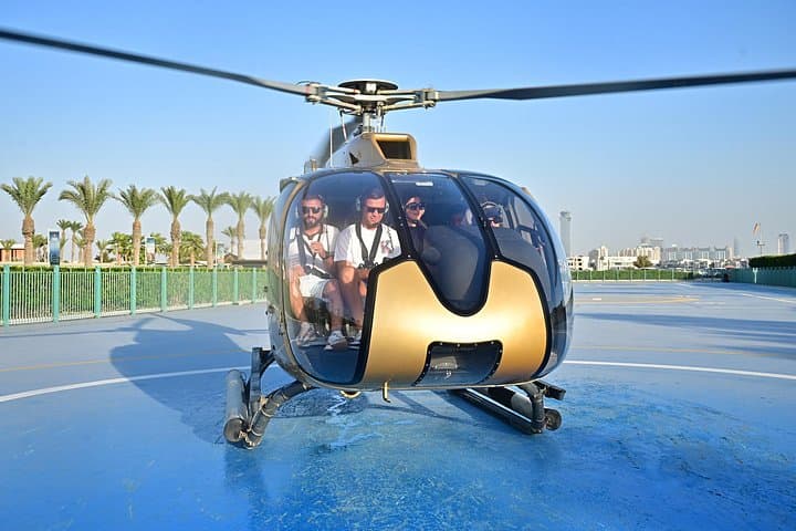 Dubai Helicopter Flight and Lost World Aquarium Entrance