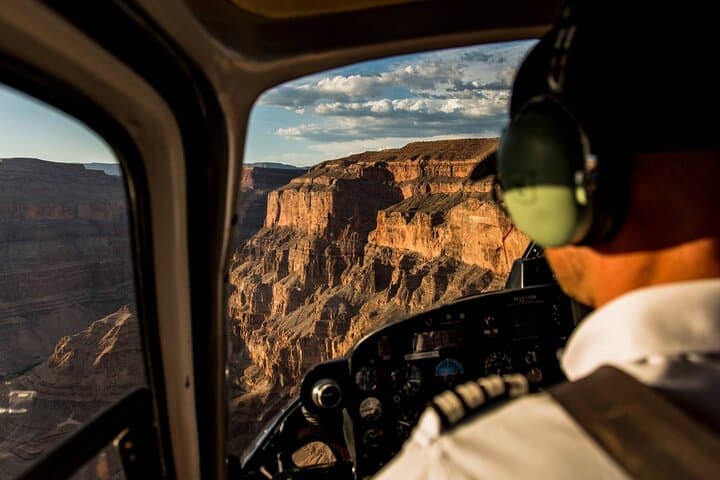 Experience flying through the Grand Canyon West Rim by helicopter and a highly trained FAA approved Pilot