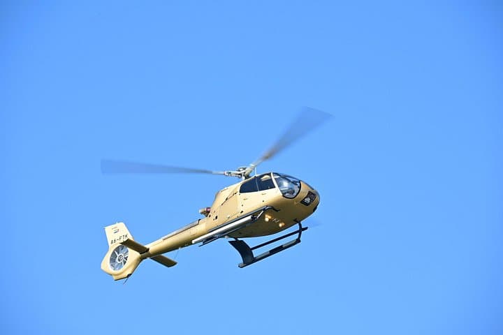 Dubai Helicopter Flight and Lost World Aquarium Entrance