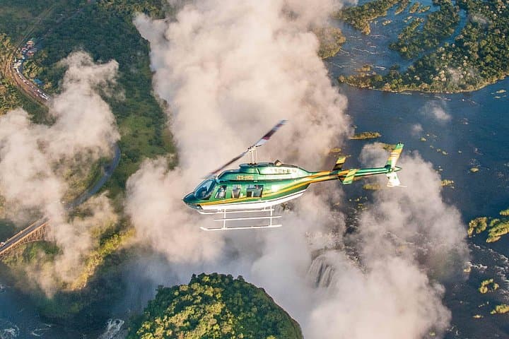 Helicopter Tour over Vic Falls