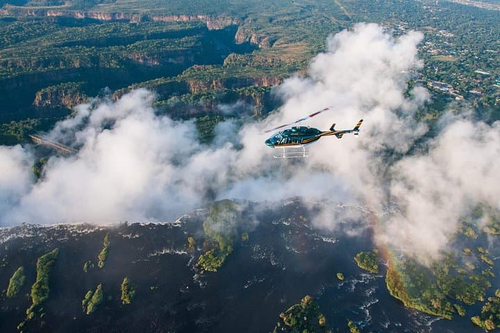 Helicopter Tour over Vic Falls
