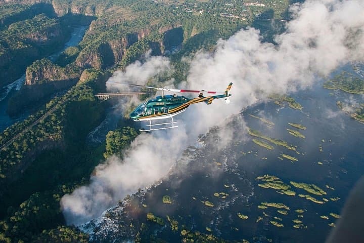 Helicopter Tour over Vic Falls